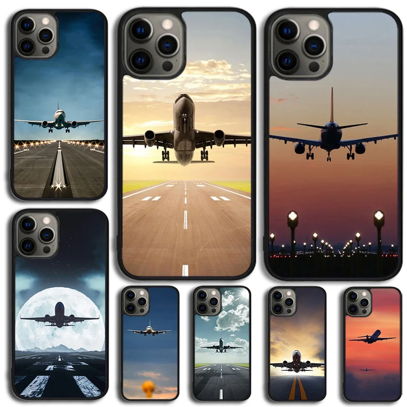 Vintage Take Off Airplane Phone Case For Samsung Galaxy S10 S22 S23 S24 Note 10 20 Lite S20 Plus S21 Ultra Back Cover