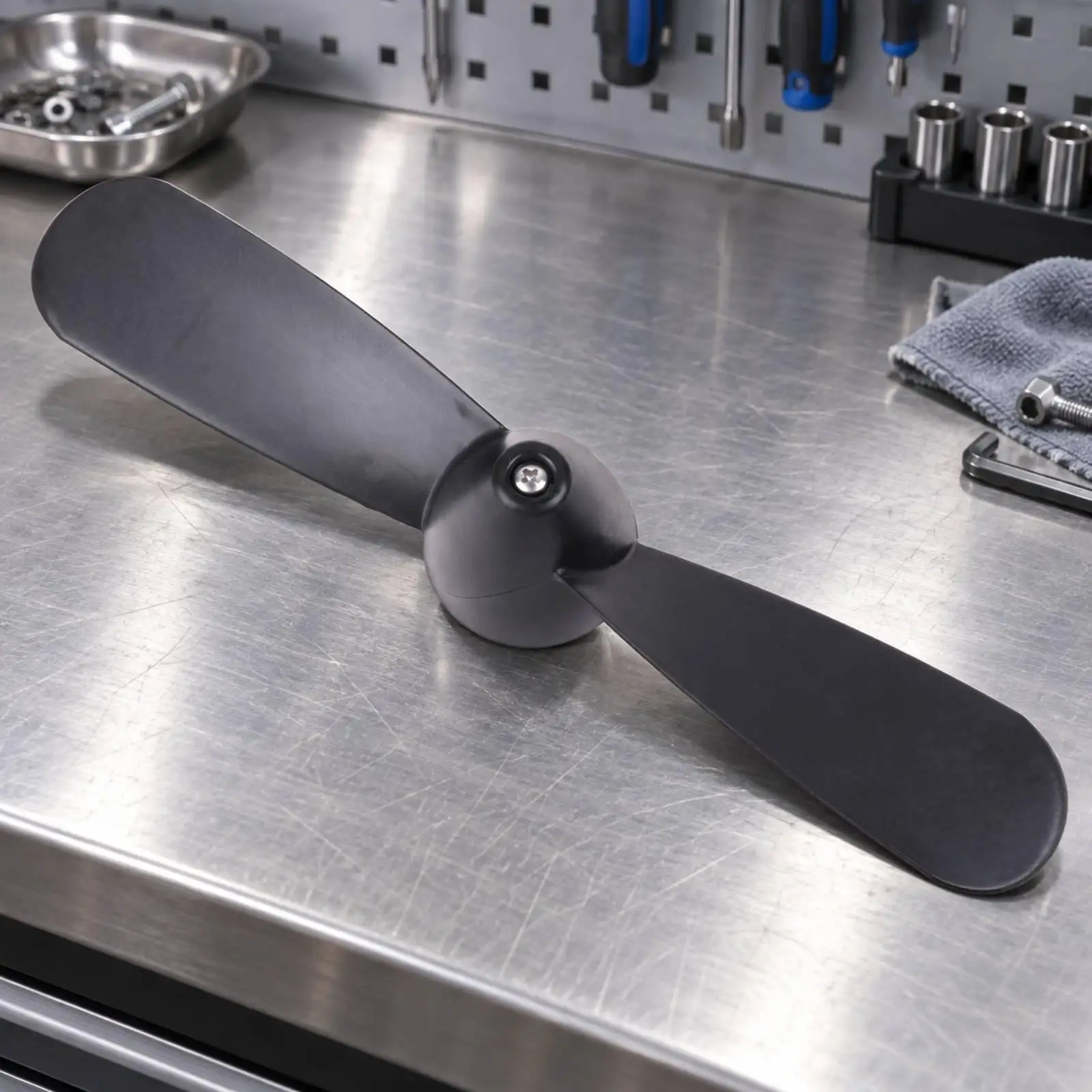 Kayak Propeller Component Two Blade Plastic Marine Propeller for Rubber Boat and Sailing Accessories