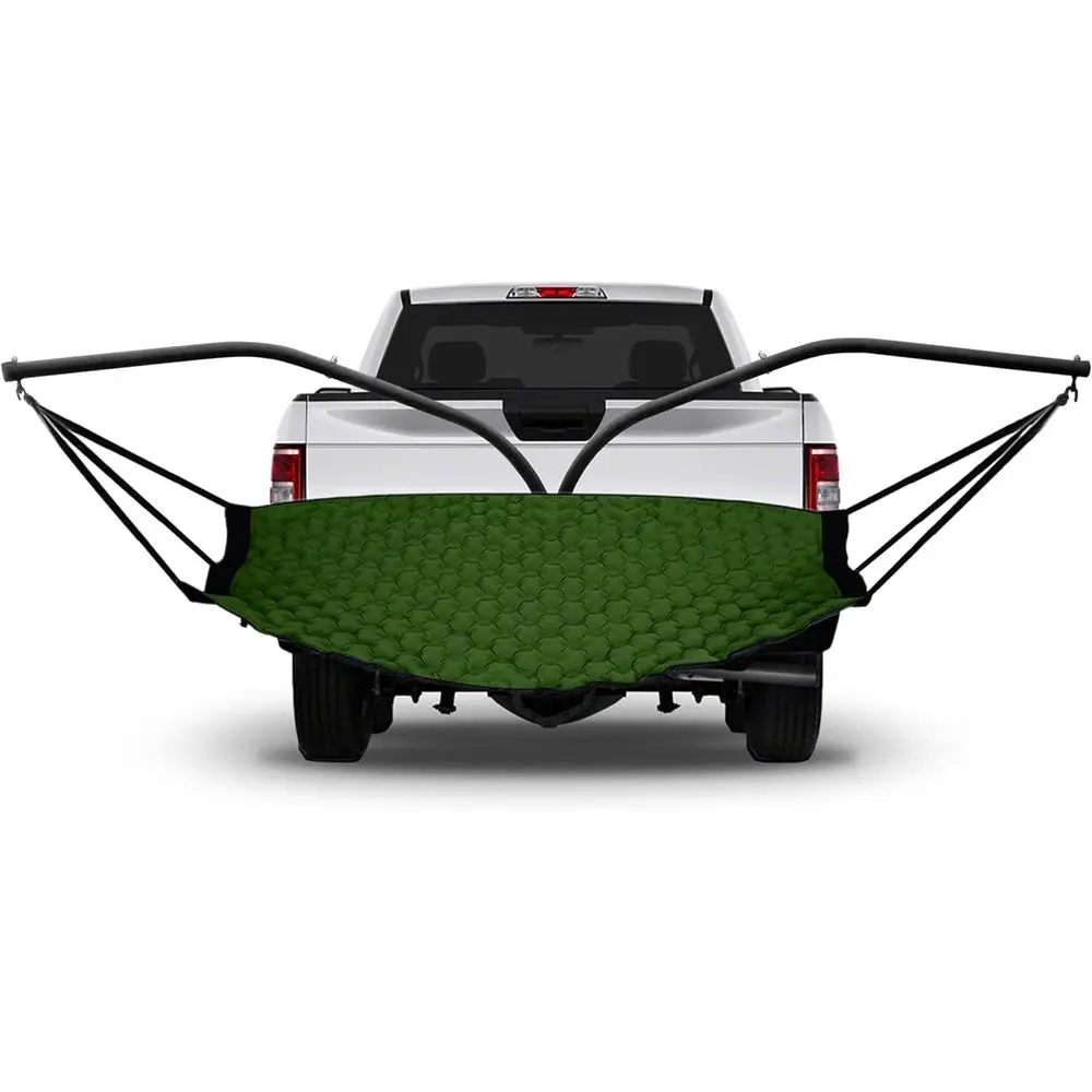 

Green 2-in-1 Camping Hammock with Hammock Stand and Sleng Pad