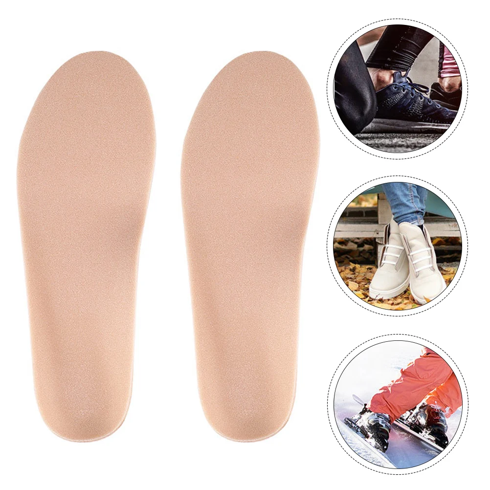 

1 Pair Lightweight Athletic Insoles Breathable Shock Absorption Non-Slip Sweat-Wicking Foot Support For Walking Running Hiking
