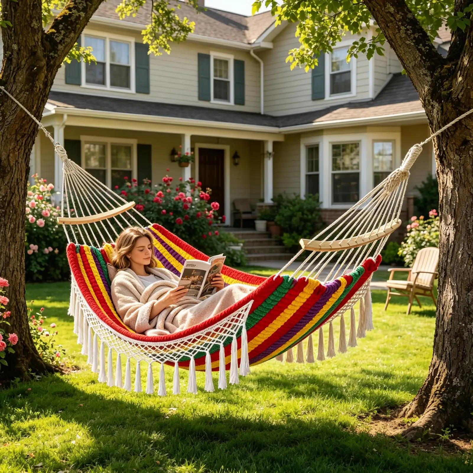 14-Hole Adjustable Hammock Spreader Bars 2PCS Detachable wooden for hanging hammocks to prevent sagging or stacking of hammocks