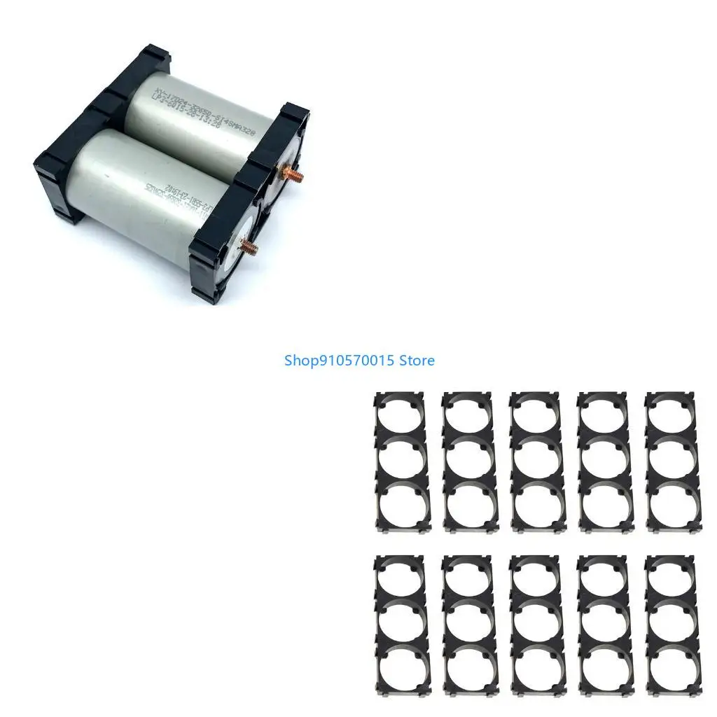 B95C 10 Pack Anti Vibration 32650 Battery Holder Bracket Cell Safety Holder Brackets