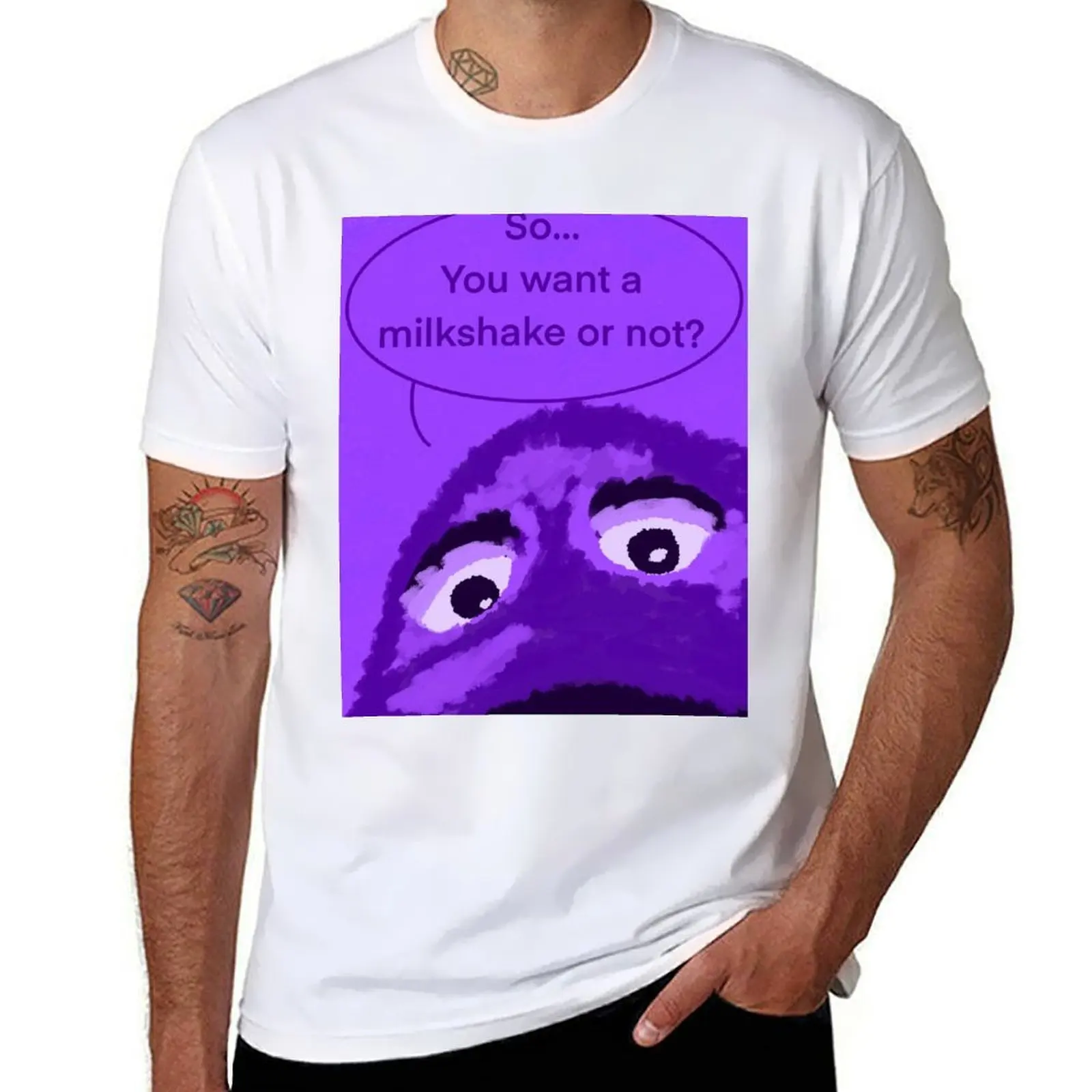

Order Up - Grimace T-Shirt t shirt personalised men t shirt cotton 100% T-Shirt