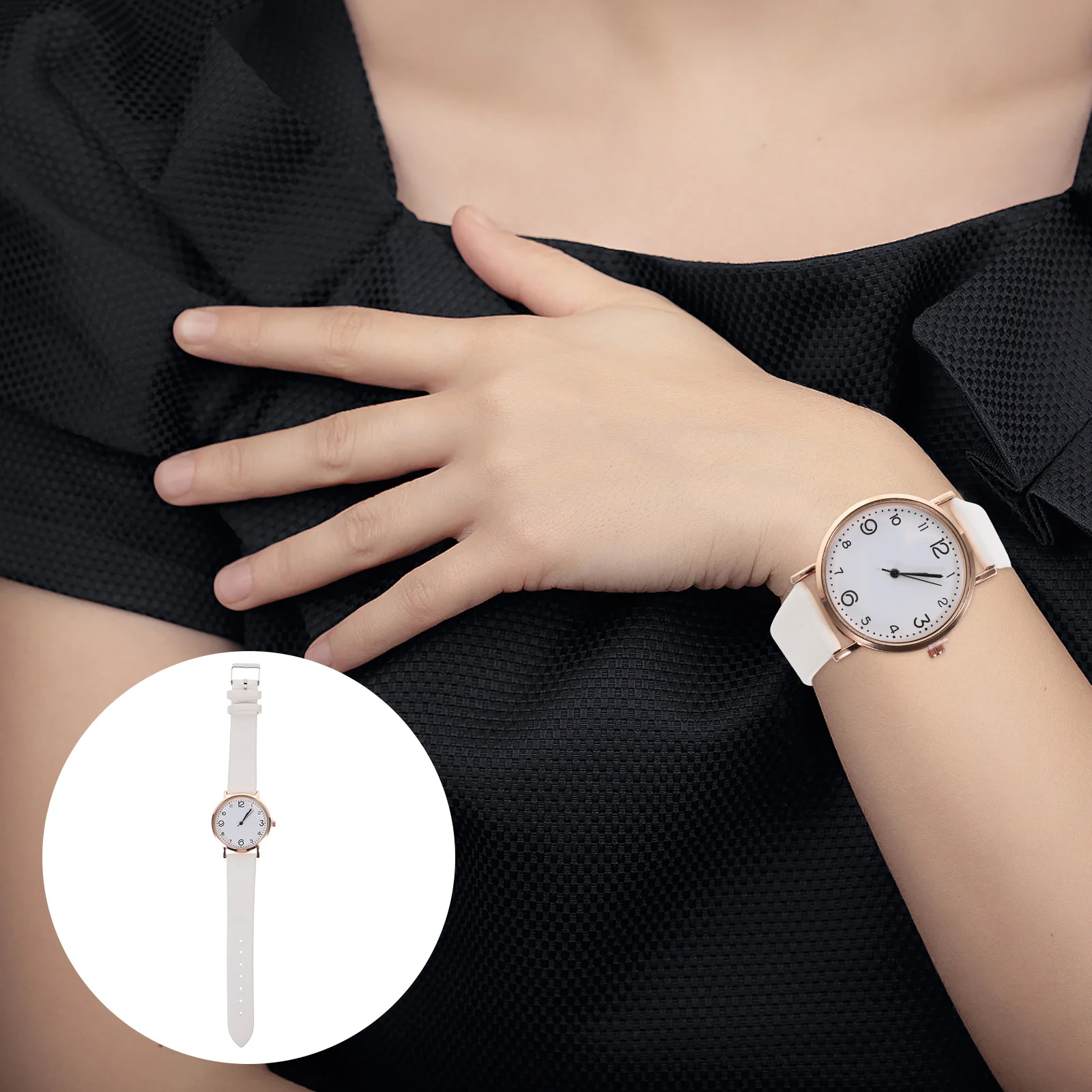 

Ladies Watch Accurate Wrist Casual High Quality Women's PU Strap Female Band Alloy Fashion Watches