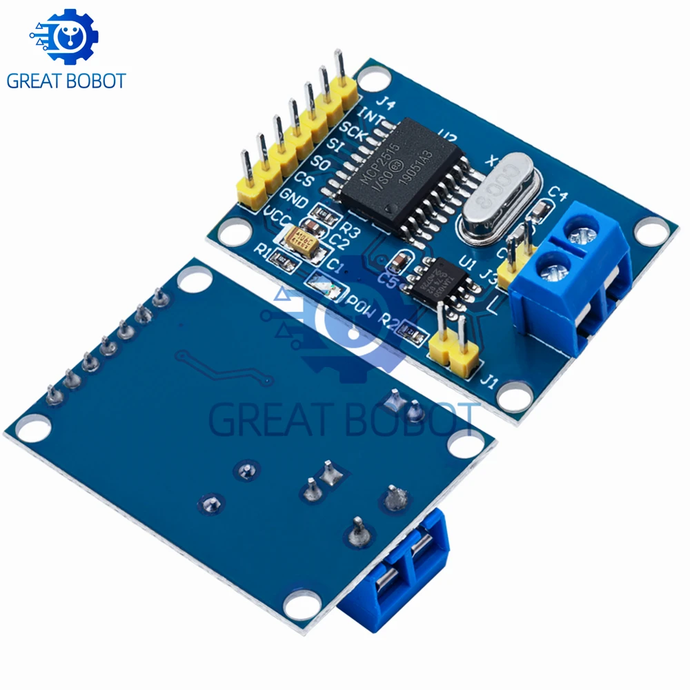 MCP2515 CAN Bus Module TJA1050 SPI CAN Receiver 1PCS for 51 MCU ARM