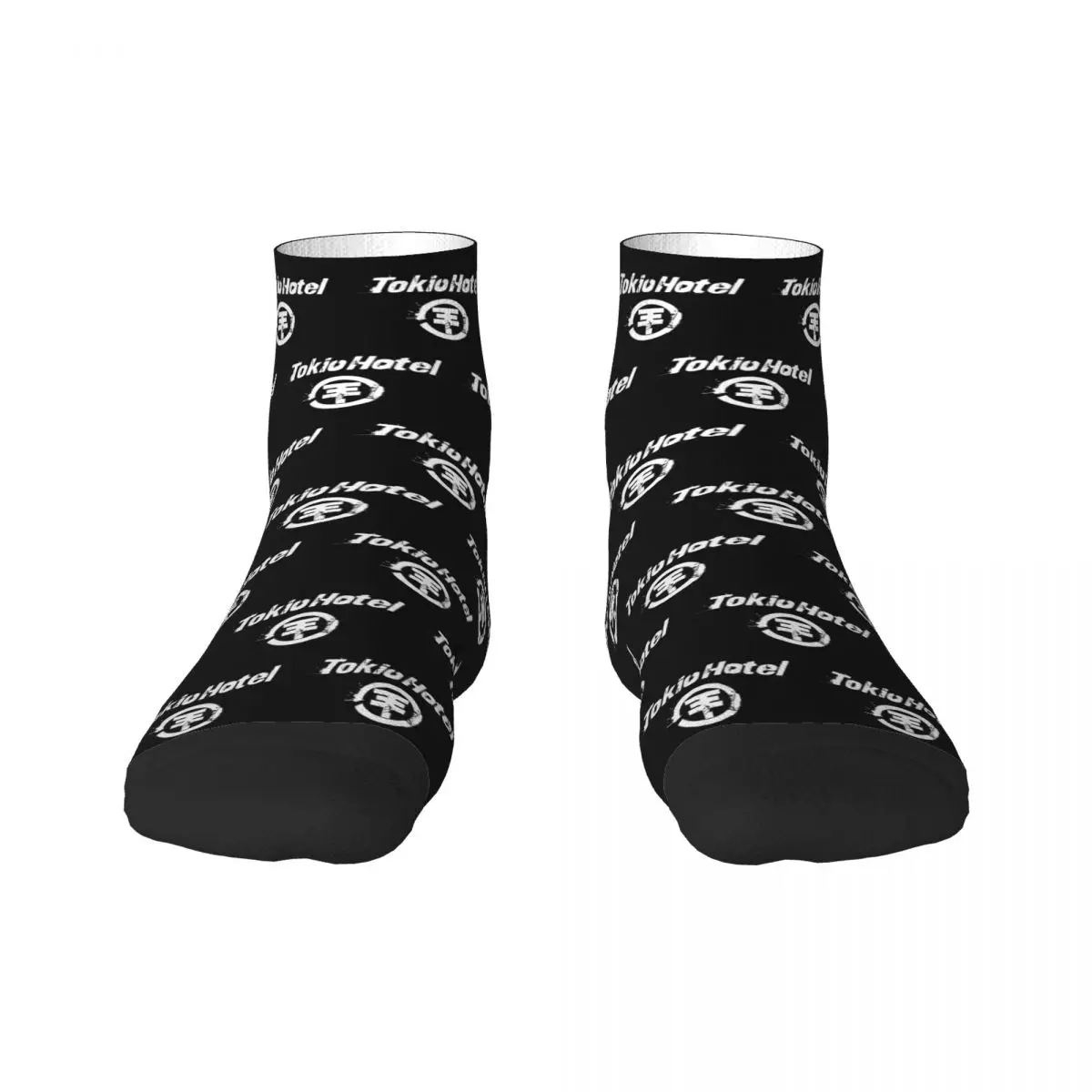 Funny Mens Tokio Hotel Music Dress Socks Unisex Breathbale Warm 3D Print Pop Rock Crew Socks