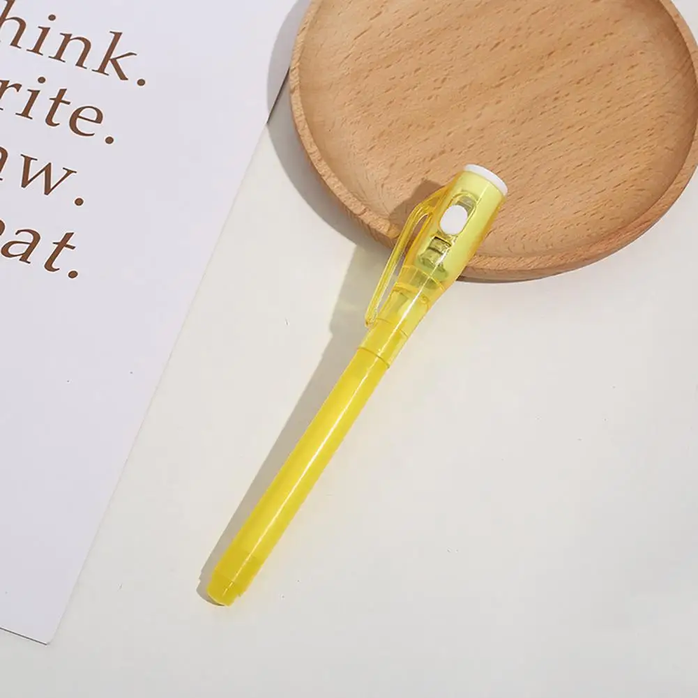 Bolígrafo de tinta Invisible con luz Uv para niños, juego de rotuladores de tinta de 2 piezas para escribir con luz, ideal para fiestas y mensajes secretos