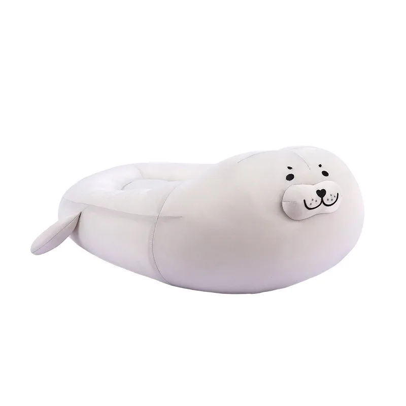 

Seal Shape Pet Bed Semi Enclosed Cooling Cat Dog Bed Summer Washable Cool Mat Ice Pad Breathable Soft Cushion Four Seasons Use L