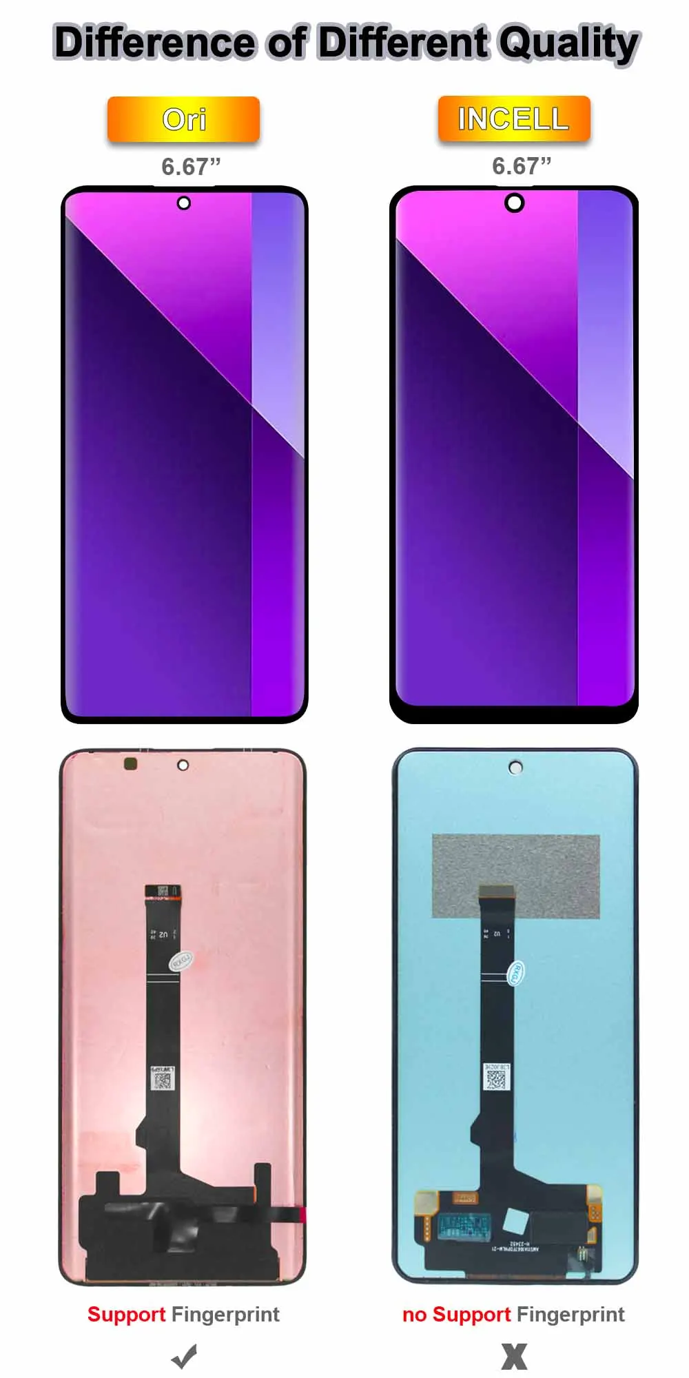 

AMOLED for Xiaomi Redmi Note 13 Pro+ 5G 23090RA98C LCD Display Touch Screen Digitizer for Redmi Note 13 Pro+ 4G LCD With Frame