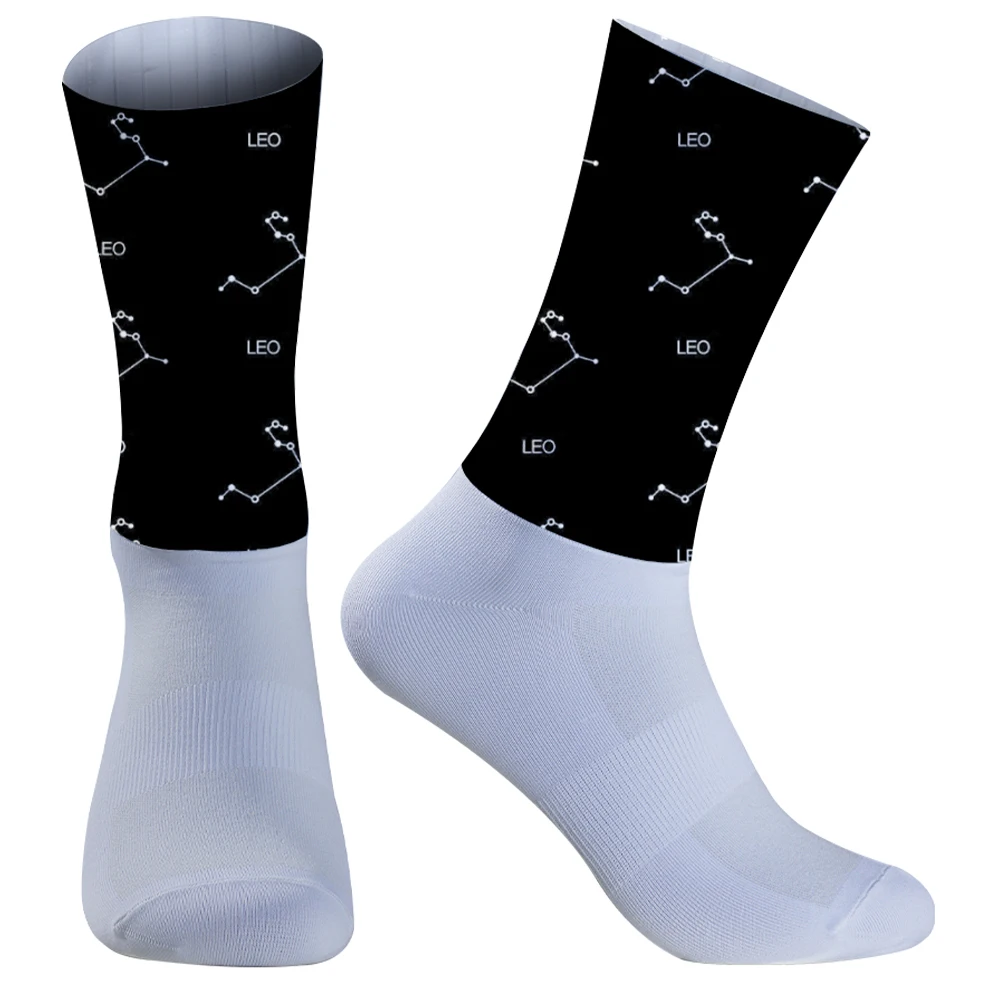 Silicone Aero Socks Sports Non-slip 2024 New Summer Cycling Outdoor Racing Bike Socks