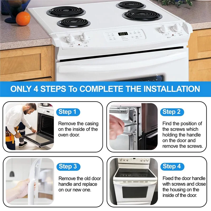 

A38M Oven Door Handle Replacement Compatible 316443601 Oven Door Handle Oven Accessories