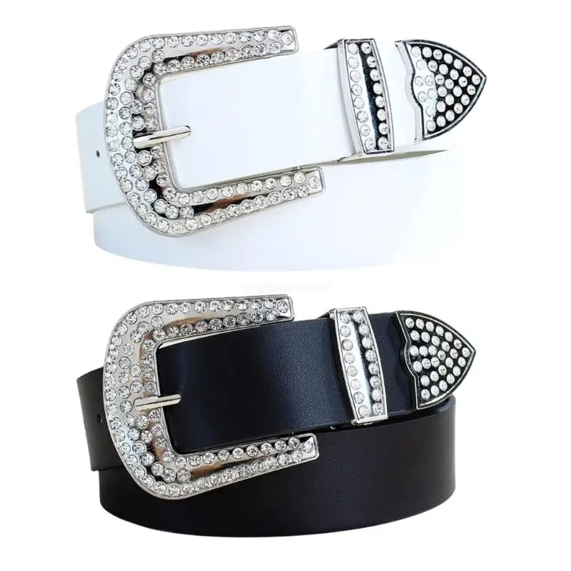 

Street Styles Jeans Belt Cool Girls Aesthetic Belt Versatiles Fashion Belt Party Suitable for Fashion Lover Dropship