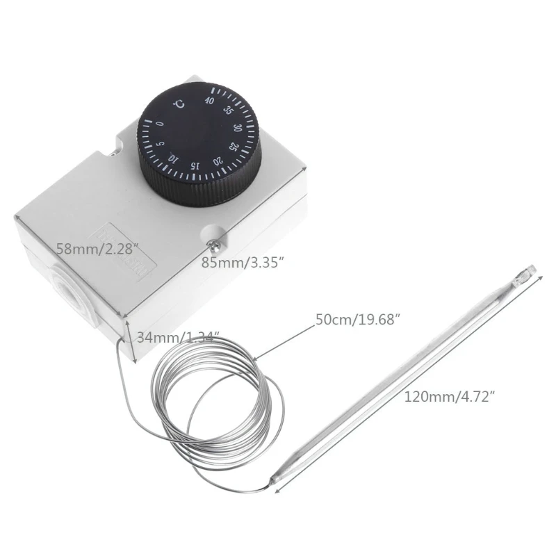 Bộ điều khiển nhiệt độ đầu dò 120mm/ 4,72" Công tắc nhiệt độ bằng nhựa cho lò nướng 94PD