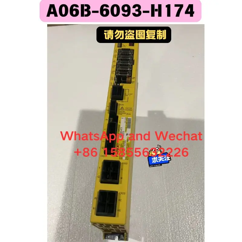 Used OEM disassembled parts Driver A06B-6093-H174 Functional test OK Fast delivery