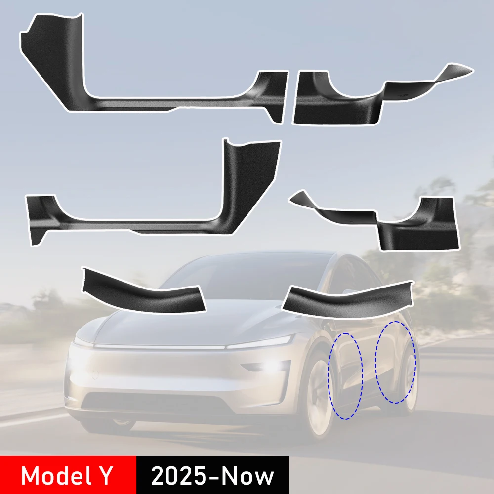 

For Tesla New Model Y Juniper 2025 TPE Front Rear Door Sill Protector Threshold Strip Anti-kick Guard Panel Waterproof Pad Mat