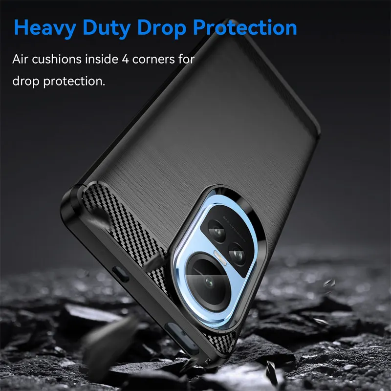 

Oppo Reno 10 5G CPH2531 Case Silicone Bumper Shockproof Carbon Fiber TPU Back Cover Phone Case for Oppo Reno 10 Pro 5G CPH2525