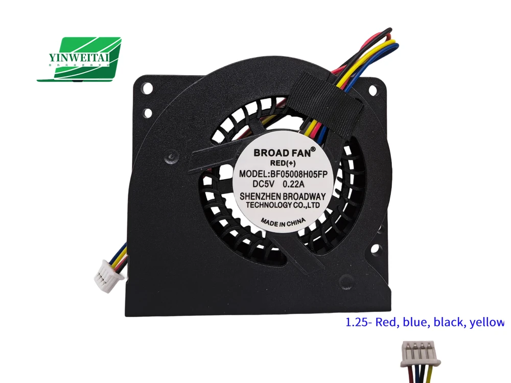 Wentylator chłodzący CPU 5008 DC 5V MD5008HS DC5V 0.2A JD5008MS54 4-przewodowy BF05008H05FP do Firebat T8 Pro Nowy Mini PC Wentylator chłodzący CPU — zdjęcie produktu 5