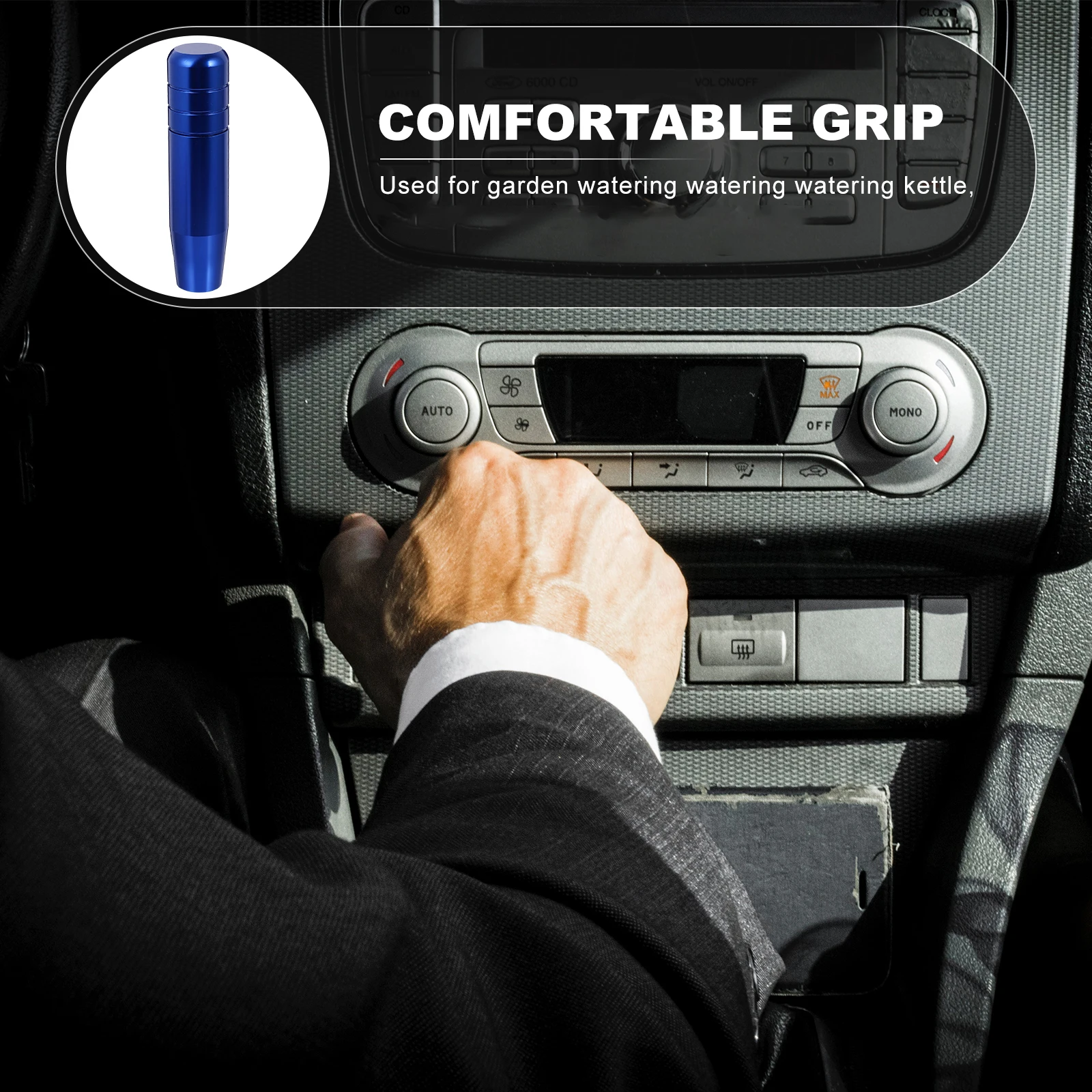 

Automatic Car Modified Gear Head Aluminum Alloy Transmission Stick Durable Practical Long Lasting Easy Install Remove