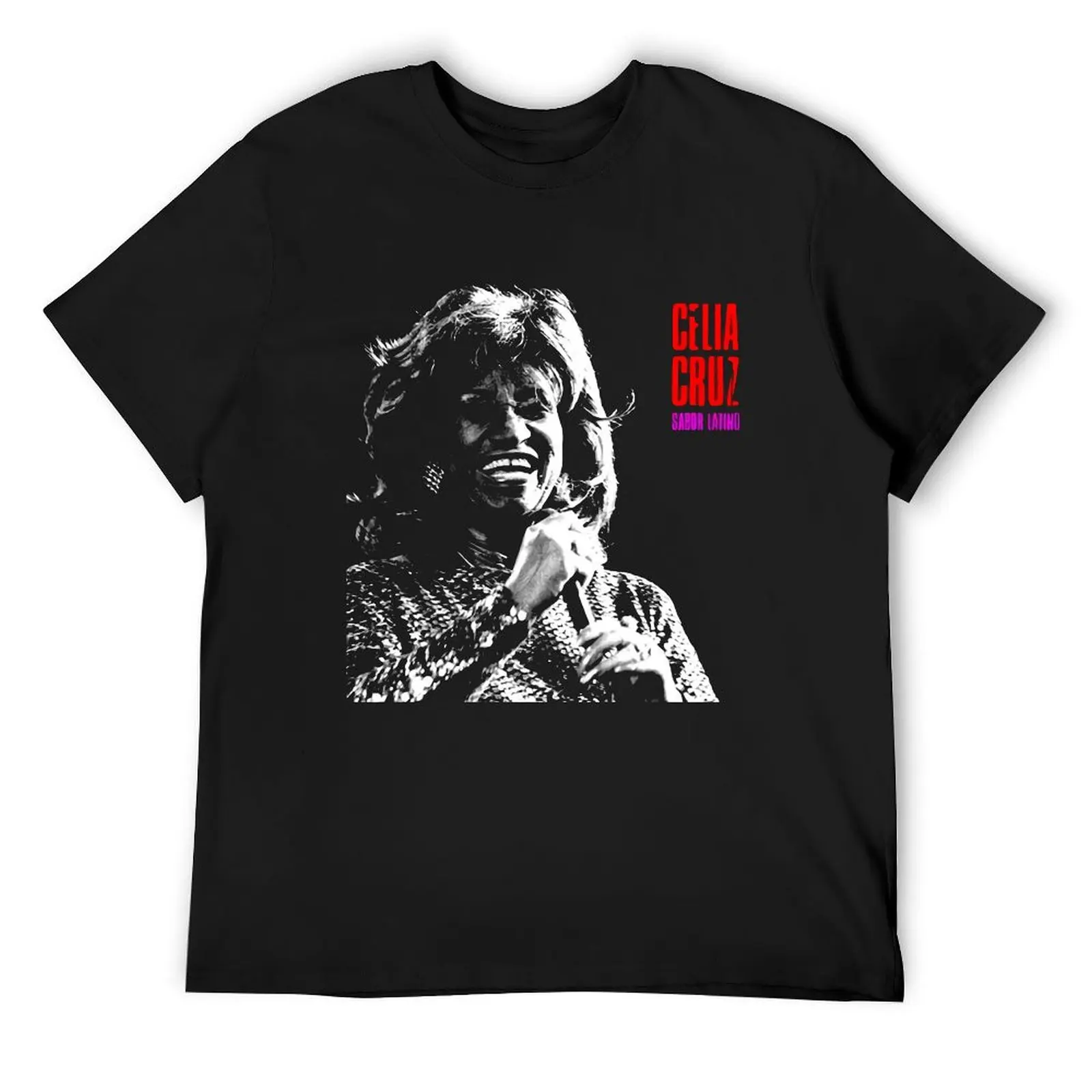 

Celia Cruz - Sabor Latino T-Shirt tops gifts for boyfriend graphic t shirts shirts men