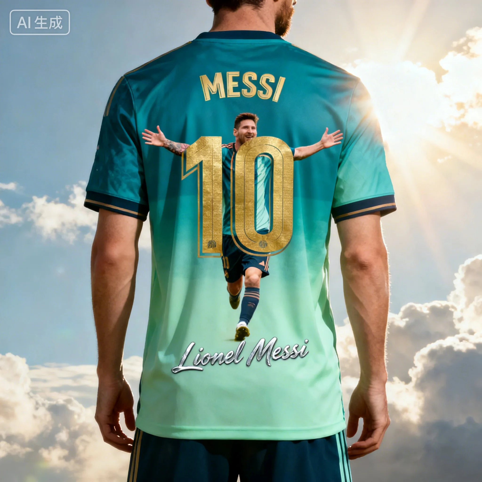 

Summer 3D Printed Waterproof Breathable Football Jersey Outdoor Cycling Enthusiasts Sportswear Casual T-shirt Men in Large Size