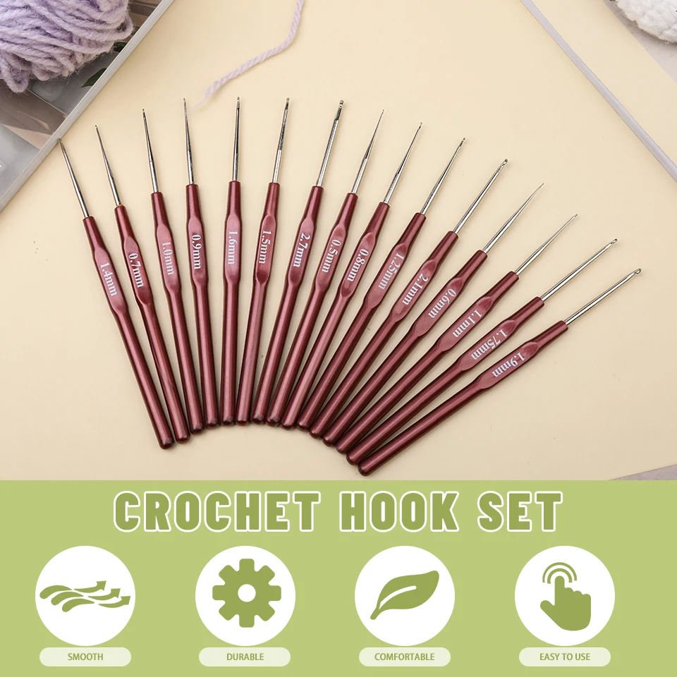 KRABALL 1 قطعة خطاف كروشيه مع مقبض بلاستيكي لخيط الغزل والنسيج الكروشيه الحياكة DIY بها بنفسك اليدوية الاكسسوارات الحرفية أداة