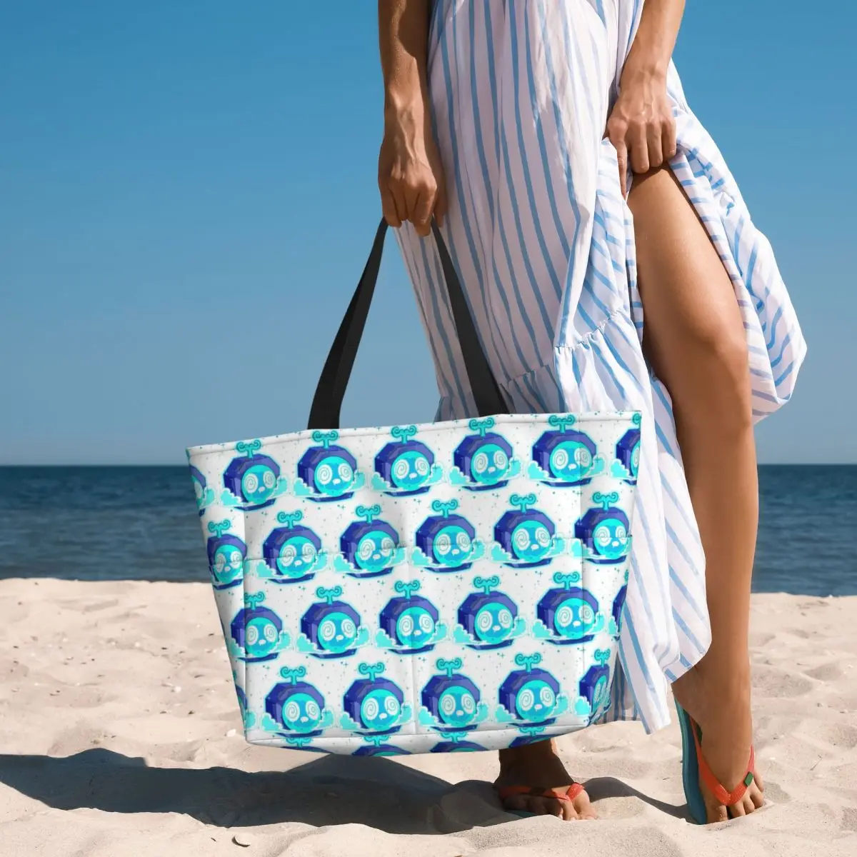 

Blox Fruits Game Beach Tote Bag Sport Gym Yoga Duffle Large Tote Bag Women Travel Bag Fitness bag