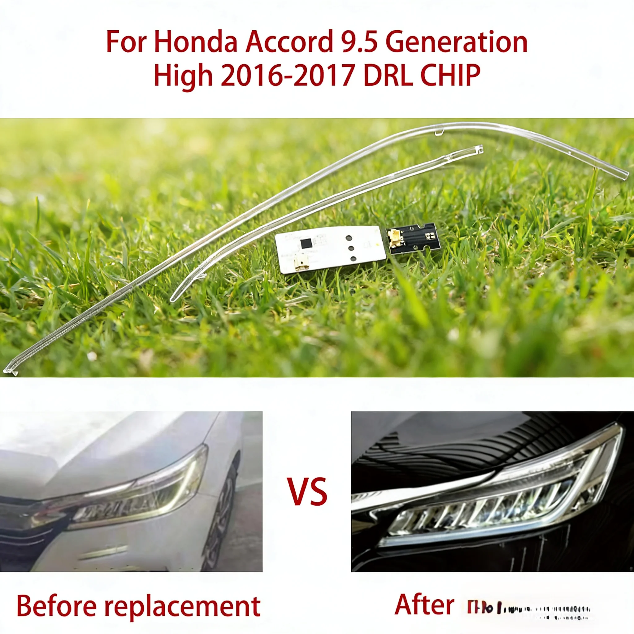 Light Source Module Ballast For Honda Accord 9.5 Generation Daytime Running Light 16-2017 LED Car DRL CHIP White Light Angel Eye