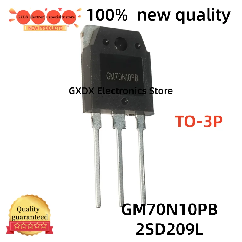 5-10 peças 100% novas e de qualidade GM70N10PB D209L 2SD209L 3DD209L TO-3P