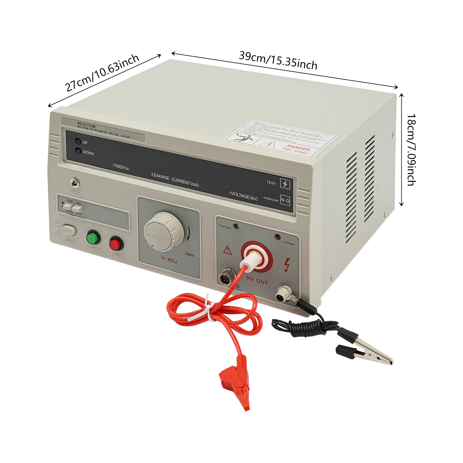 Тестер выдерживаемого напряжения, регулируемая функция синхронизации напряжения для компонентов бытовой техники, изоляционный материал, проводной кабель
