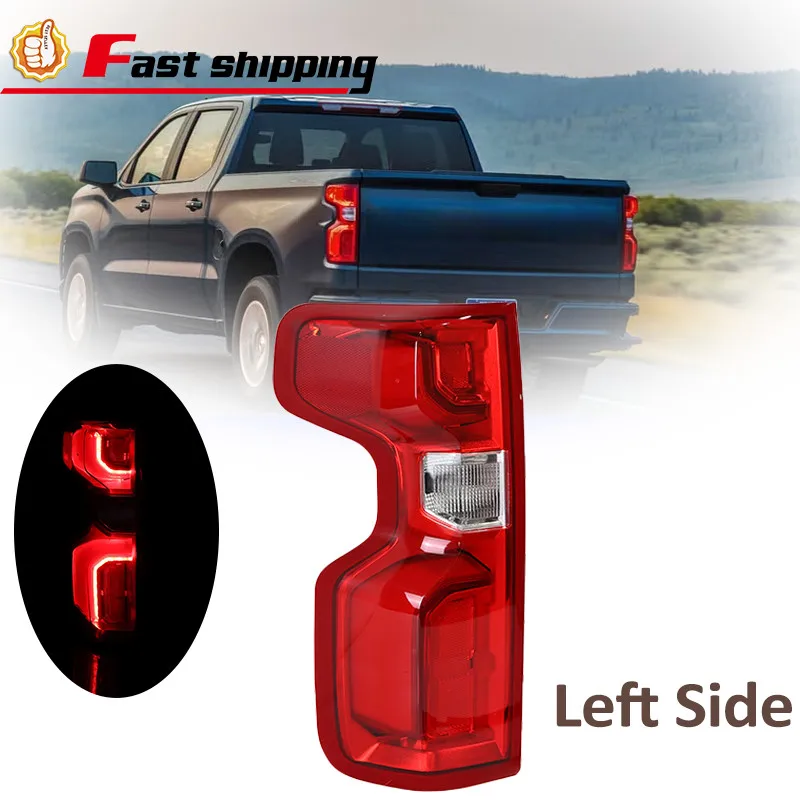 

For Chevy Silverado 1500 2019-2026 84678149 LED Tail Light Driver Side w/Bulb
