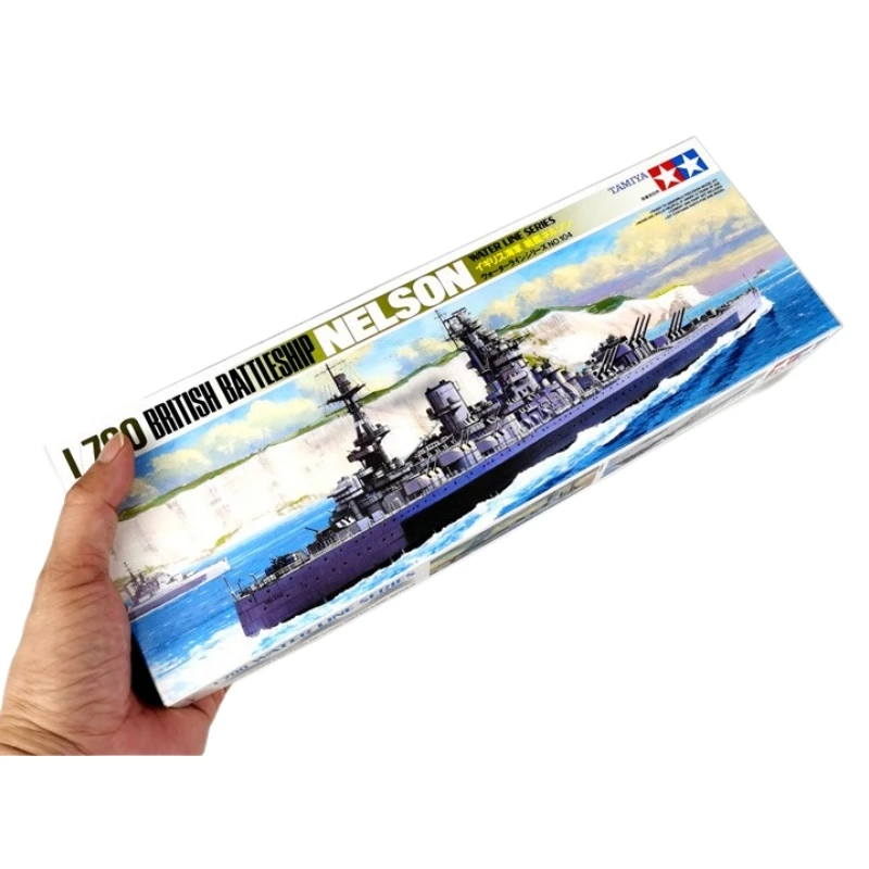 Tamiya Assembled Model 1/700 British NELSON Nelson Battleship 77504