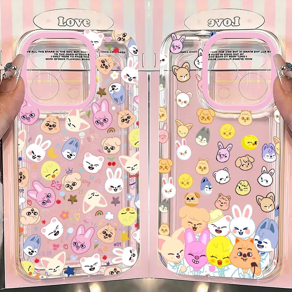 Cartoon Strays Cute K-Kids Phone Case For Samsung Galaxy A27 A37 A57 A16 A07 A17 A36 A26 A56 A55 A35 A25 A15 A05s A54 A06 4G 5G