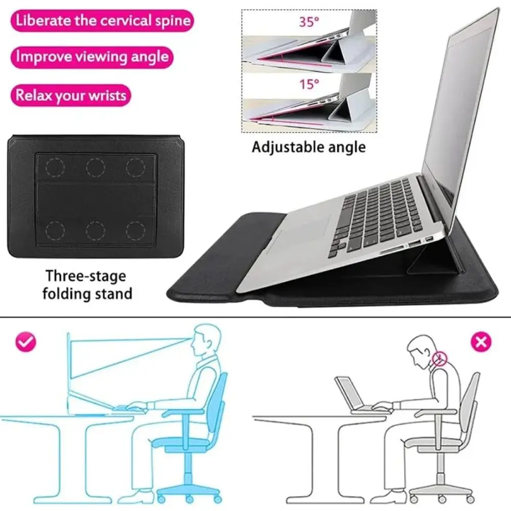 

High Quality Shockproof Laptop Sleeve Case Ultra Thin Portable Tablet Bag 13 14 inch Colorful Ultrabook Cover Office