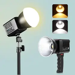 PULUZ 60W Studio Video Light 2500K-6500K Dual Color Temperature Professional Photography 13000Lux 10000mAh COB Studio Fill Light