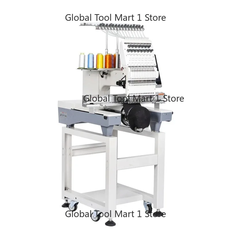 Single 12/15 Head Embroidery Machine 12 Easy Use Computerized Cap Embroidery Featuring