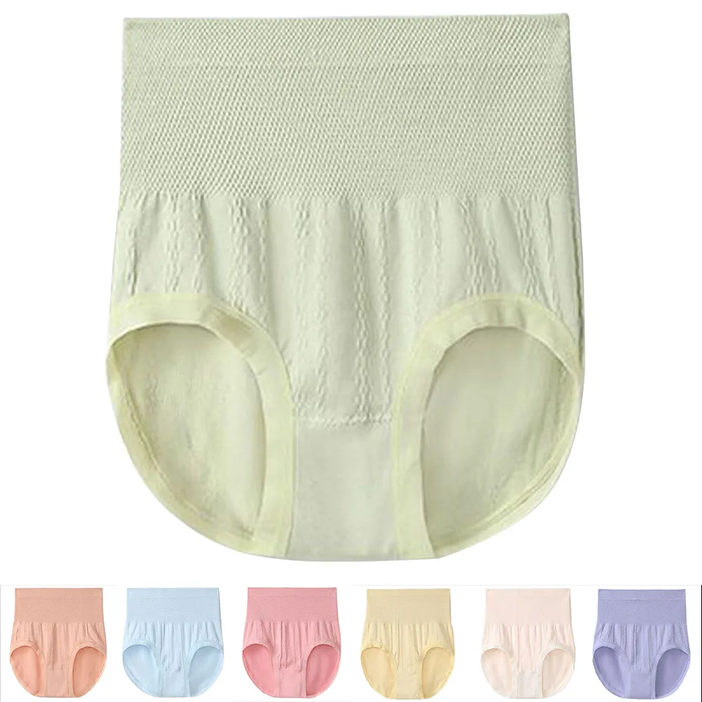 Ruffles High Waist Women Breathable Panties Mesh Menstrual Leak Proof Underwear