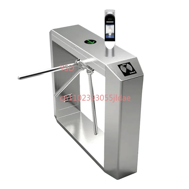 Gym Access Control Tripod Turnstile Gate Colorful Flap Barrier Drop Arm Security Turnstile
