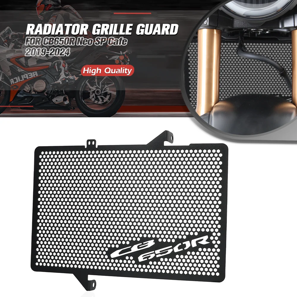 

FOR Honda CB650R Neo SP Cafe 2019-2020-2021-2022-2023-2024 Radiator Grille Guard Grill Cover Protector Motorcycle CNC CB650R