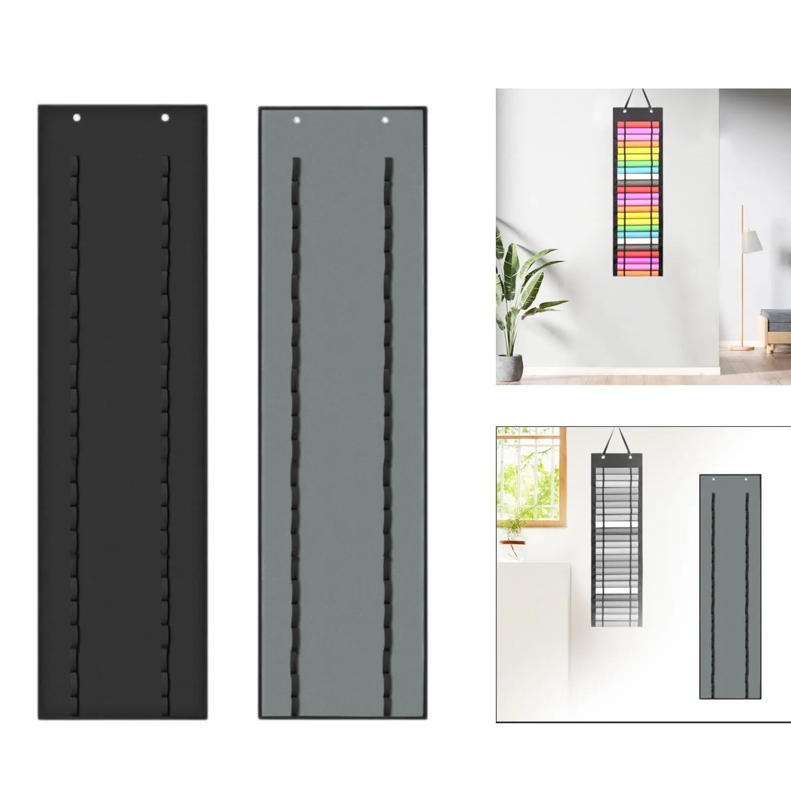 

Vinyl Roll Holder Space Saving Oxford 48 Compartments Wall Mount Large Vinyl Roll Support Holder for Craft Vinyl Home Wall Door