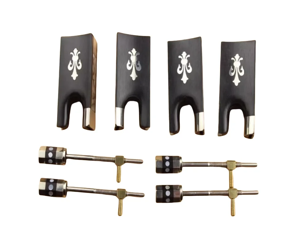 

Ebony Violin Bow Frog Accessories, High Quality, 3/4 Size, 4 Size, Free Shipping, 4 Pcs