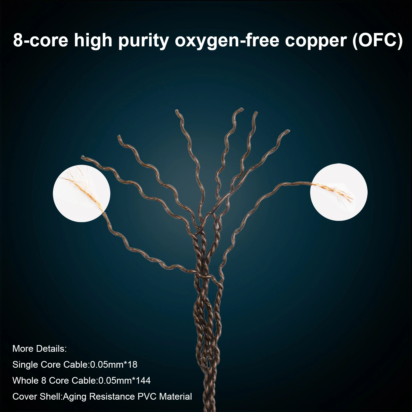 Cable de Audio de resistencia ajustable OKCSC 2,5 a 3,5/4,4 hembra a 3,5/4,4 tipo c a 3,5/4,4 línea adaptadora de auriculares de conversión hembra