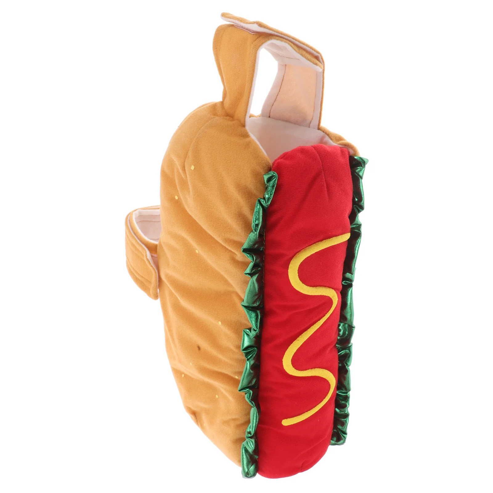 

Hot Dog Burger Transformation Costume For Dogs Cats Elastic Neck Comfortable Pet Clothes Halloween Christmas Cosplay Puppy