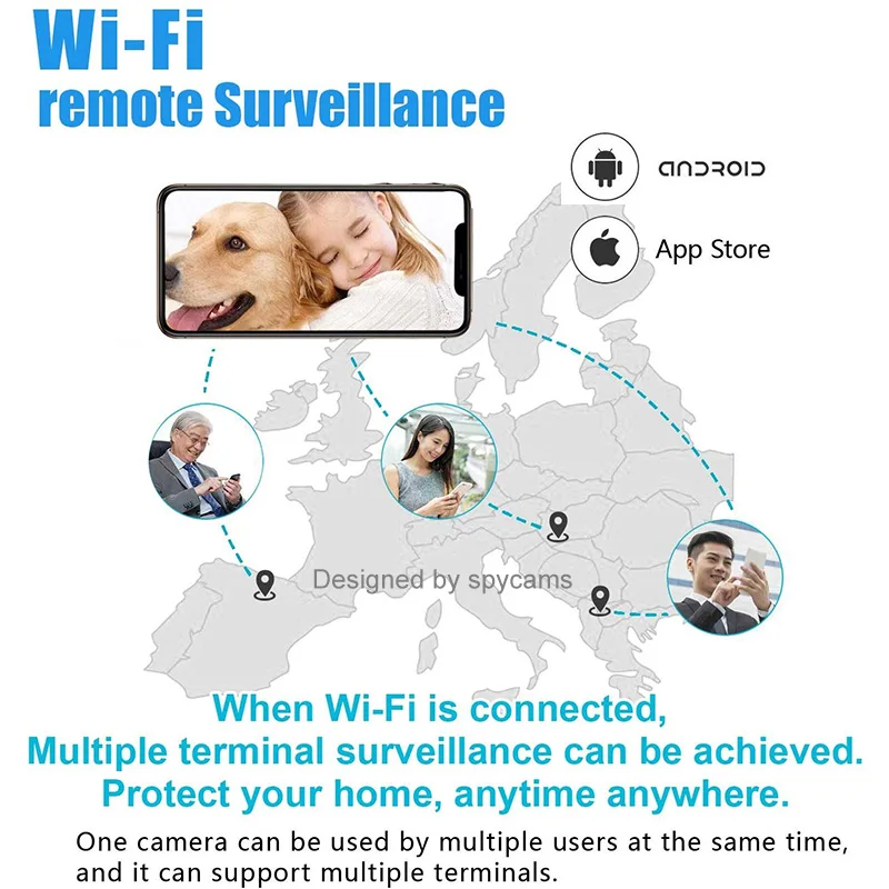 Wifi Mini Camera HD 720P Night Vision Detection Motion Micro Camera Home Security Camcorder Wireless Small Surveillance Cam