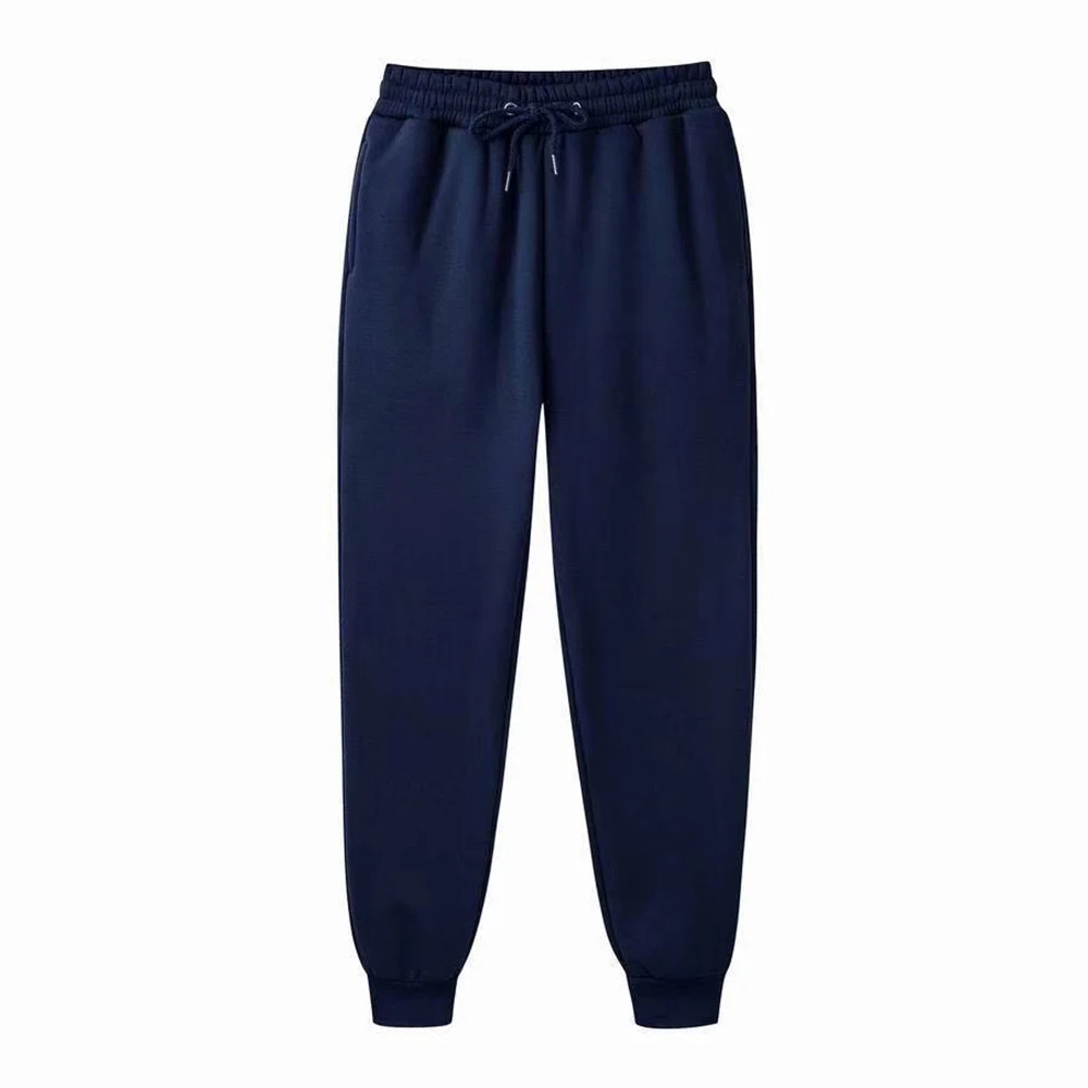 السراويل الرياضية الرجالية الربيع والخريف Sweatpants السراويل الرياضية الطويلة عارضة السراويل جيب الرباط