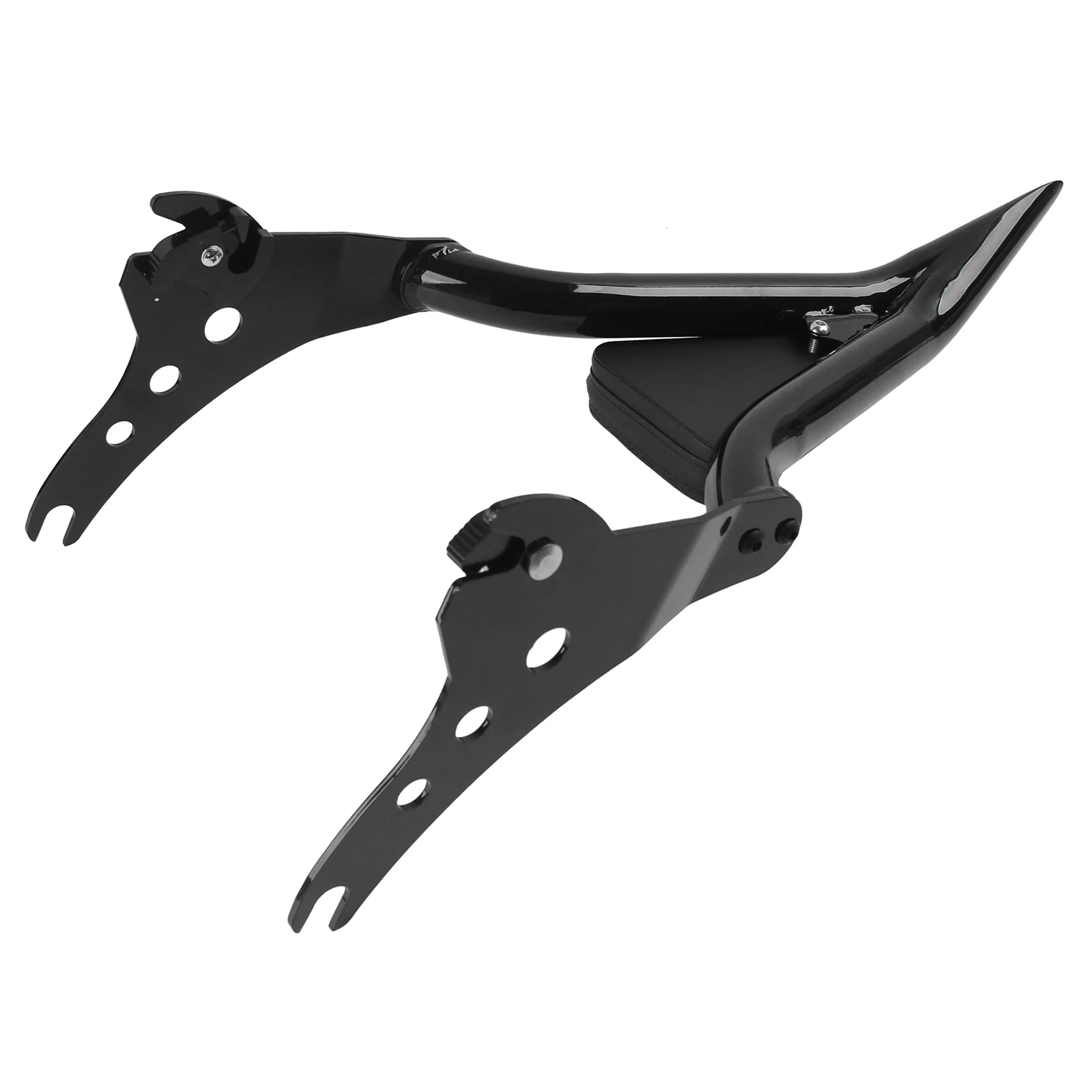 Motorcycle Black Rear Sissy Bar Passenger Backrest Fit For Harley Softail Street Bob 2018-2024