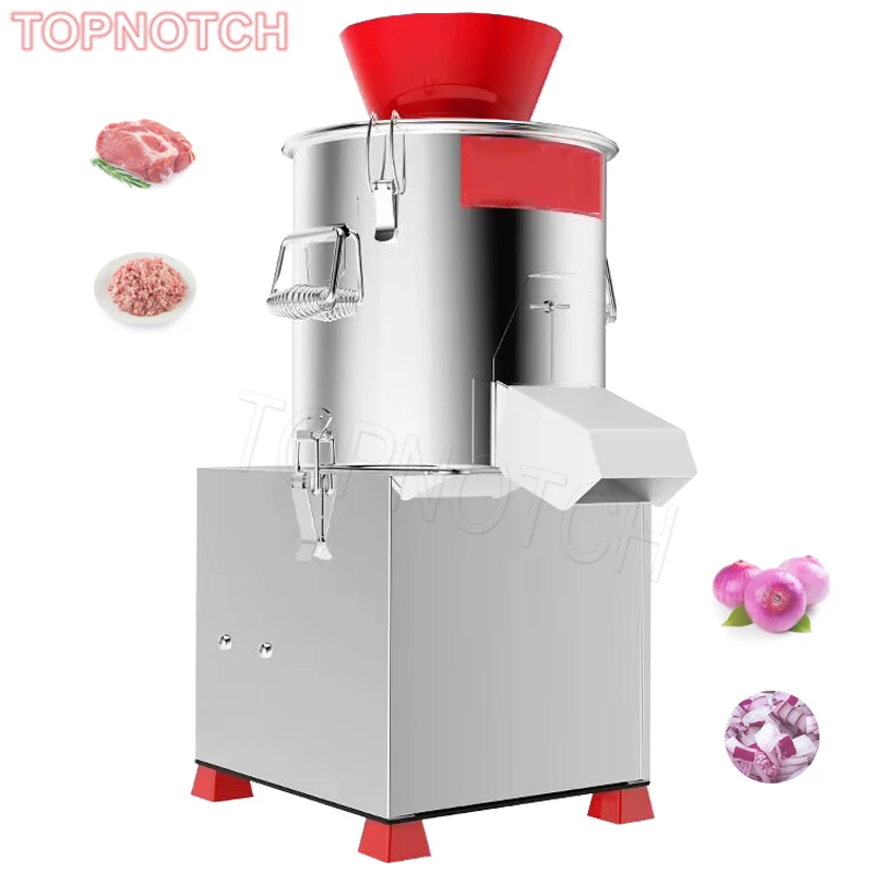 220V Cabbage Chopper Stainless Steel Electric Food Gourd Vegetable Granulator Multifunction Cut Meat Grinder Machine