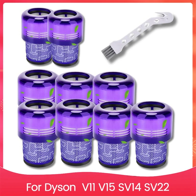 

B58B-9-Pack Замена вакуумного фильтра для пылесоса Dyson V11 V15 SV14 SV22, сравните с номером детали. 970013 -02