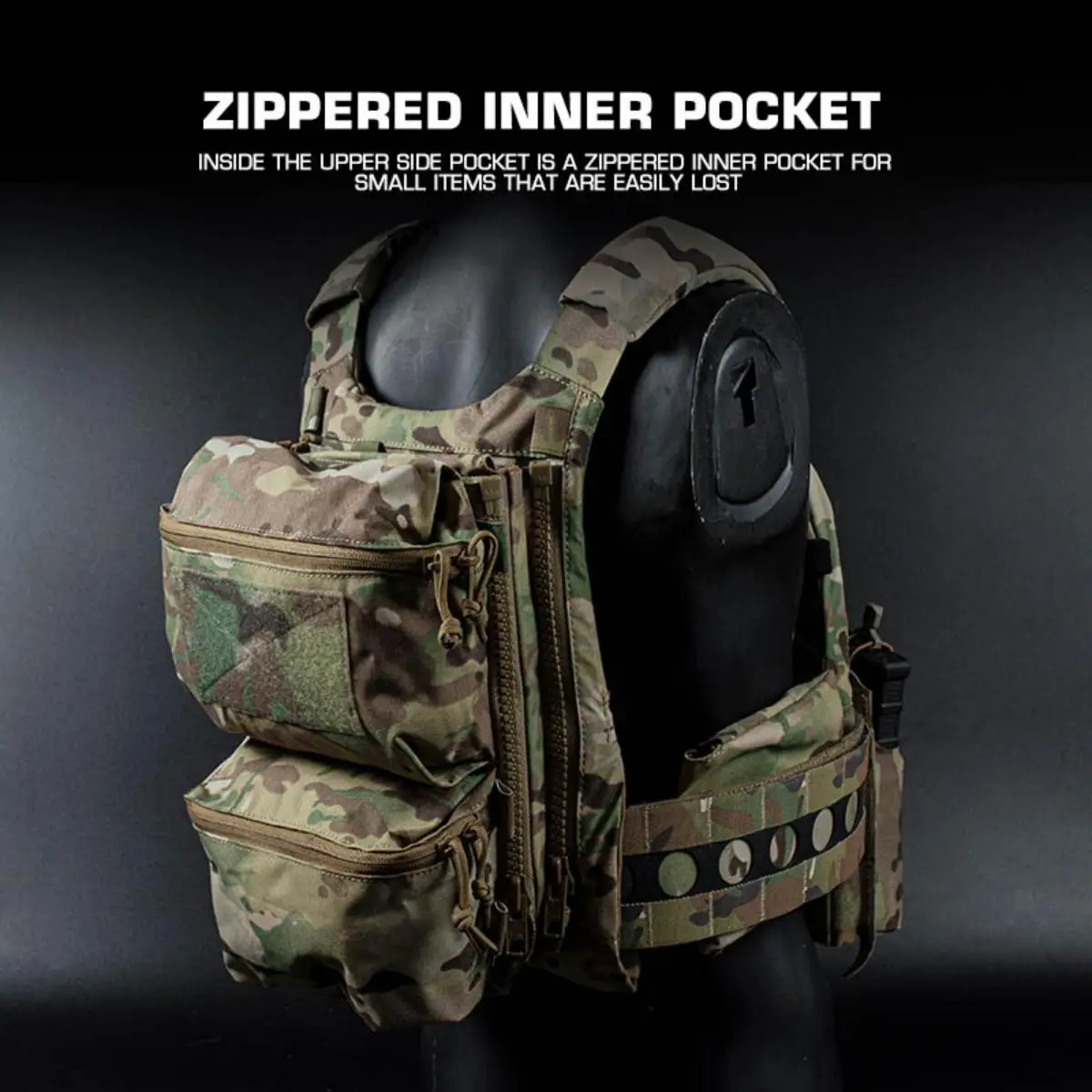 Panel trasero modular V5 PC con almacenamiento MOLLE - imagen 2