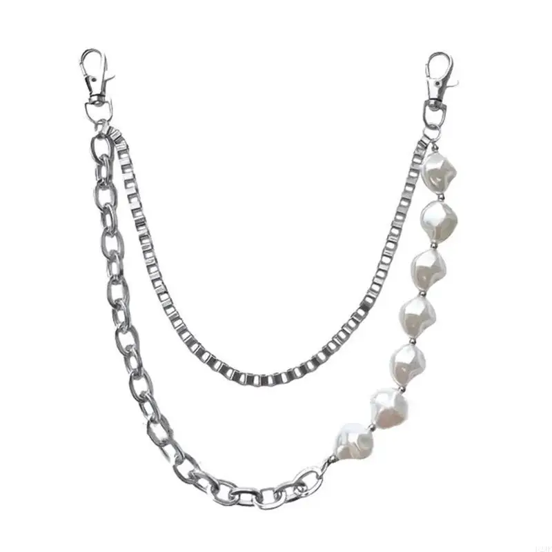 

Многофункциональная цепочка для украшения брюк, модная ювелирная цепочка с бусинами, идеально подходящая для любителей культуры