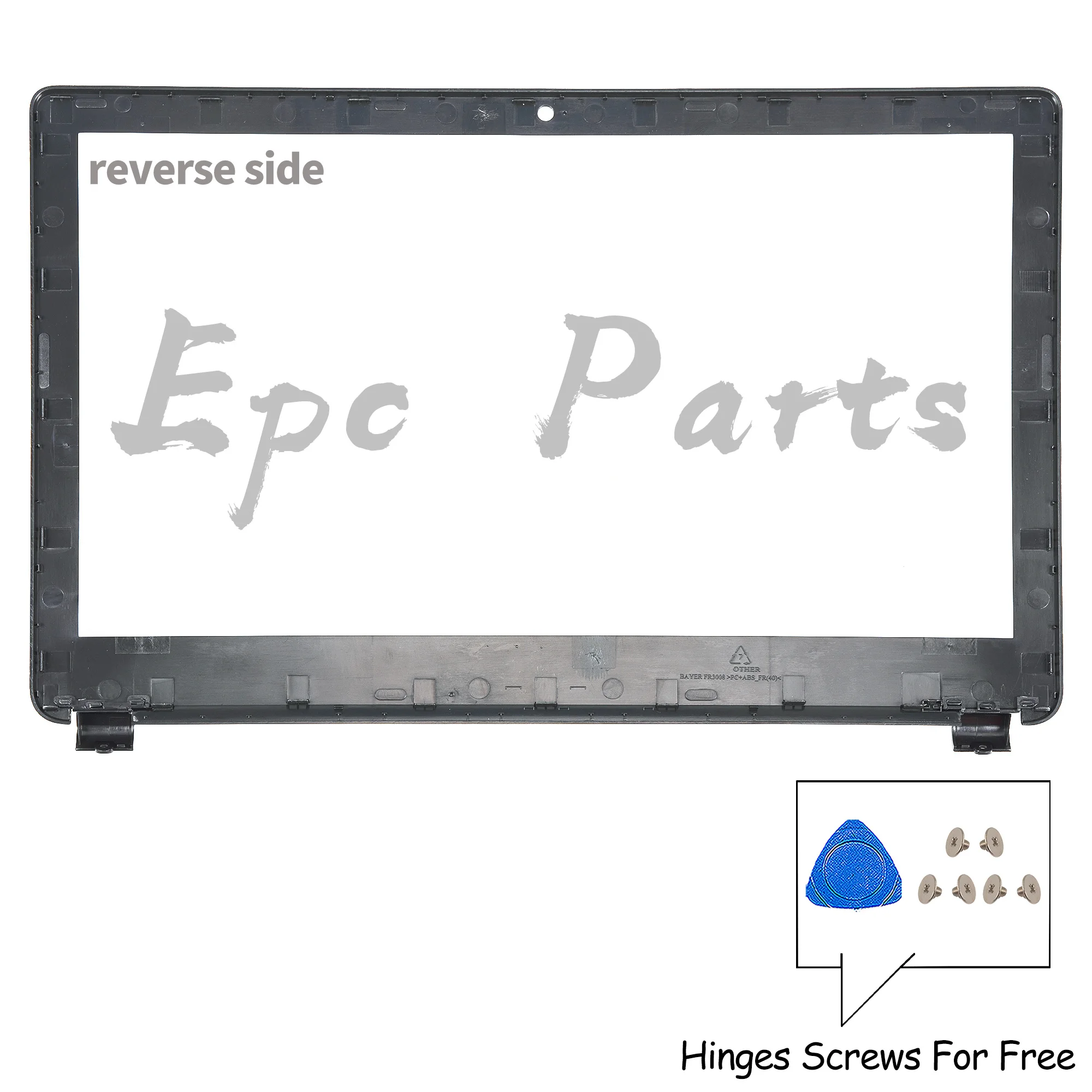 Piezas Epc para Aspire E1-510, E1-530, E1-532, E1-532G, E1-570, E1-572, Z5WE1, cubierta trasera negra, bisagras, caja, reparación de plástico